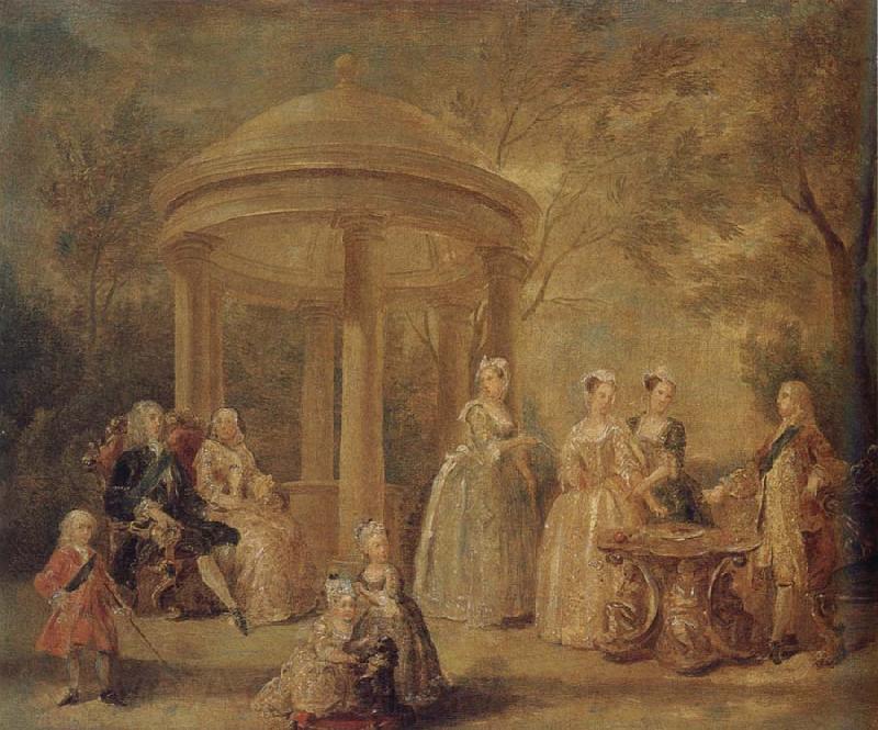 William Hogarth The Family of George Germany oil painting art